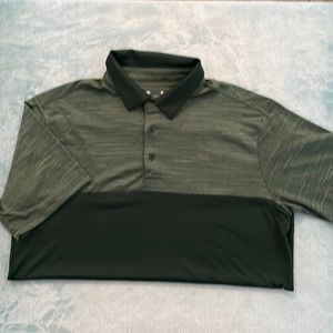 Hunter green Golf style polo.